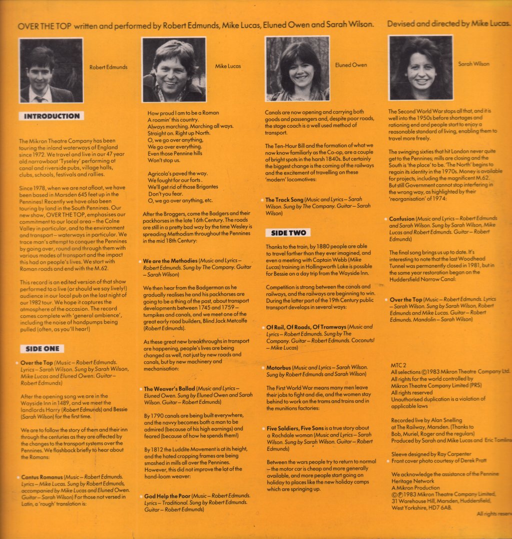Mikron Theatre Company - Over The Top - Lp