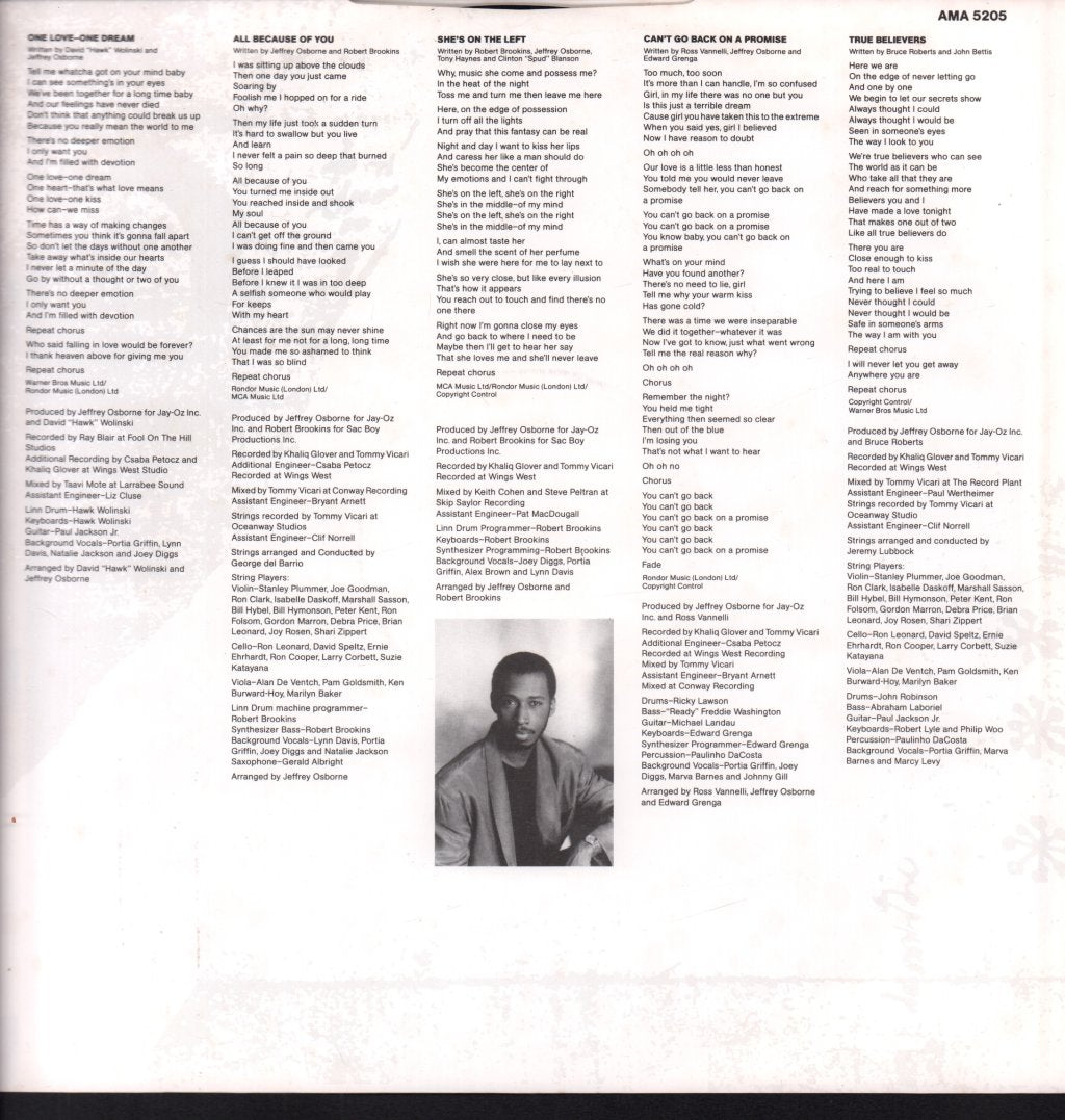Jeffrey Osborne - One Love One Dream - Lp