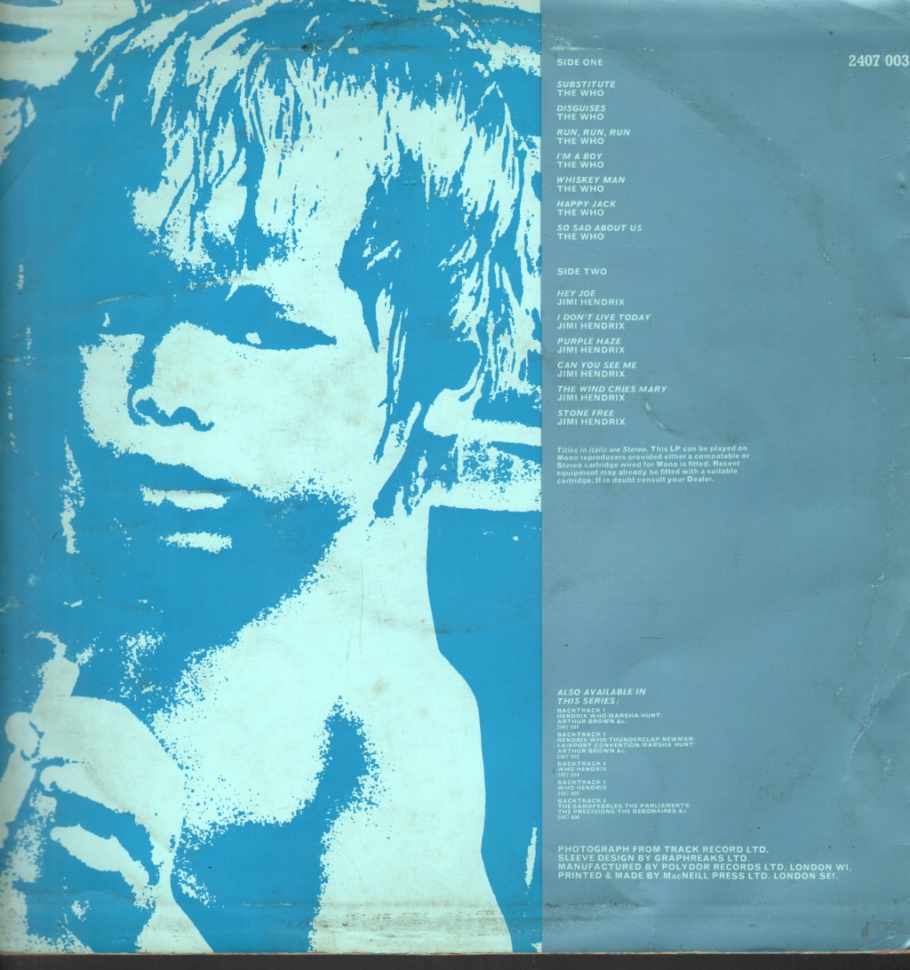 Who/Hendrix - Backtrack 3 - Lp