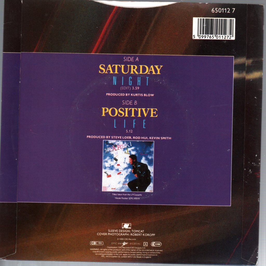 Lovebug Starski - Saturday Night - 7 Inch