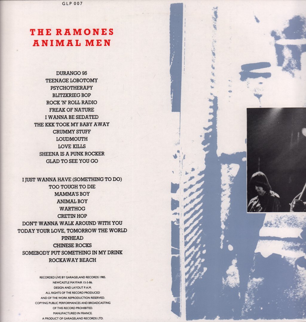 Ramones - animal men - Lp
