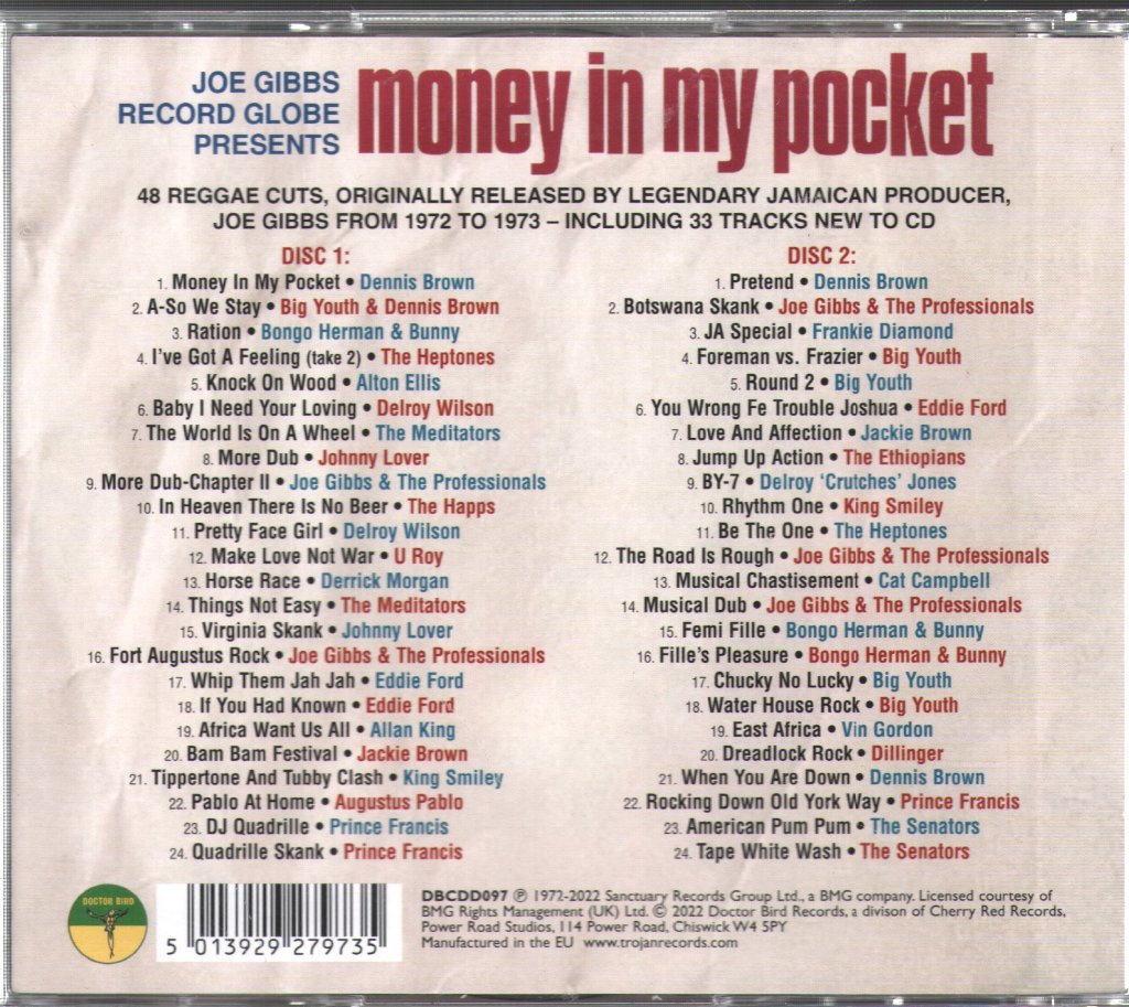 Various Artists - Money In My Pocket - Double Cd