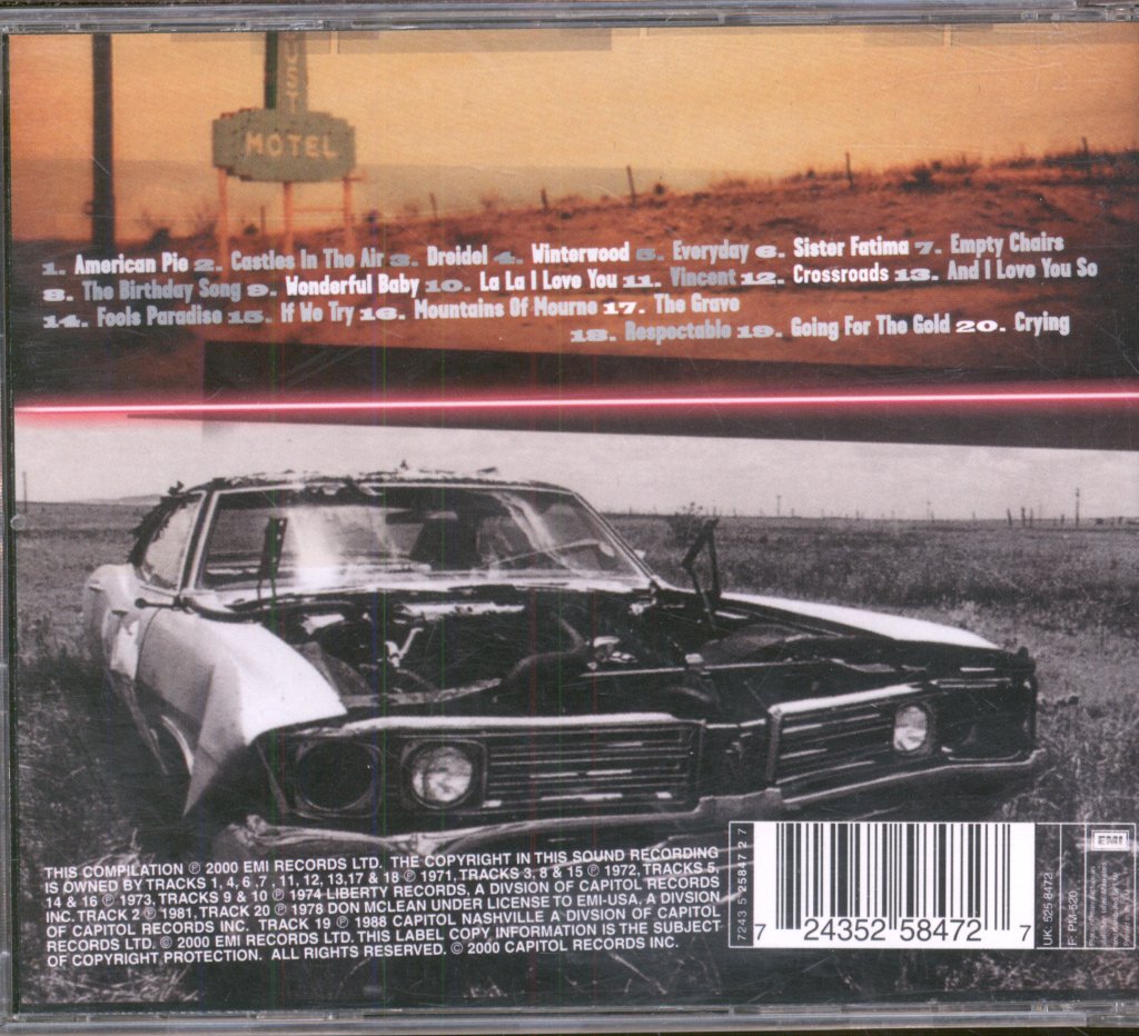 Don McLean - American Pie - The Greatest Hits - Cd