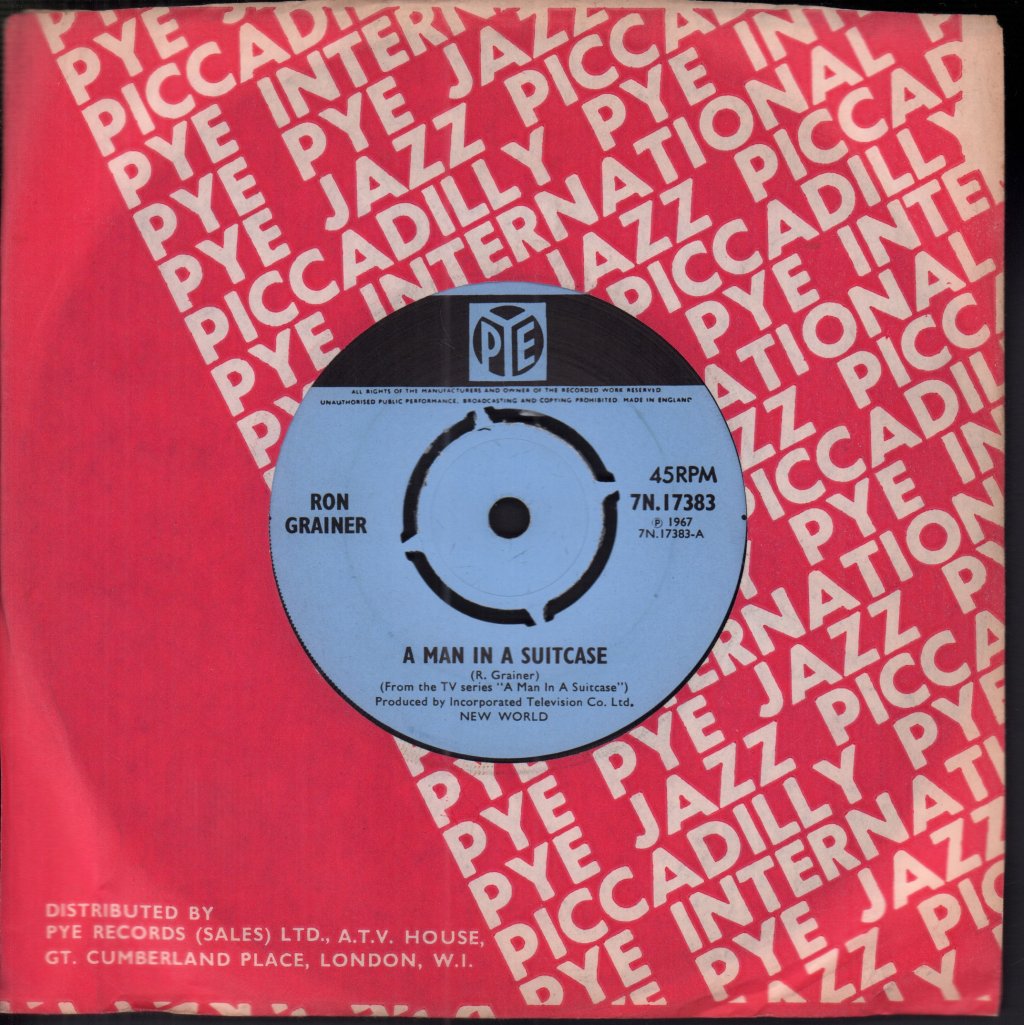 Ron Grainer - A Man In A Suitcase - 7 Inch
