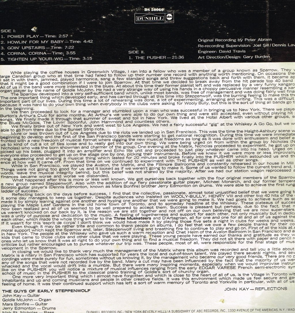 Steppenwolf - Early Steppenwolf - Lp