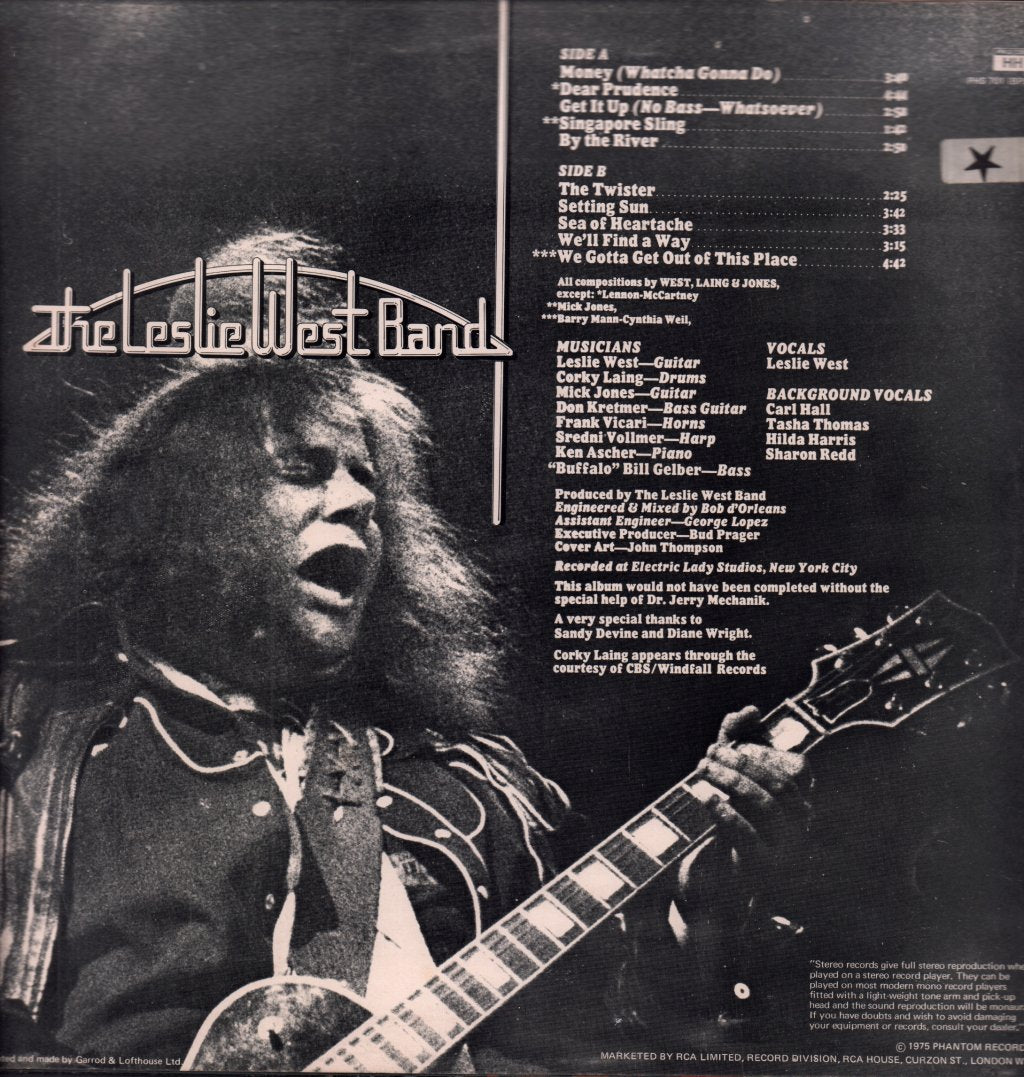 Leslie West Band - Leslie West Band - Lp