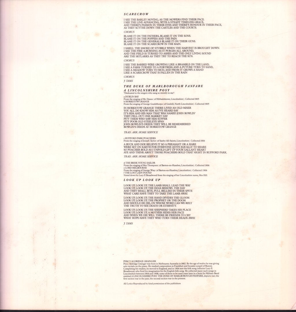 Home Service (Folk/Rock Group) - Alright Jack - Lp
