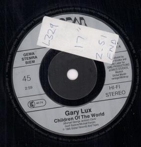 Gary Lux - Children Of The World - 7 Inch