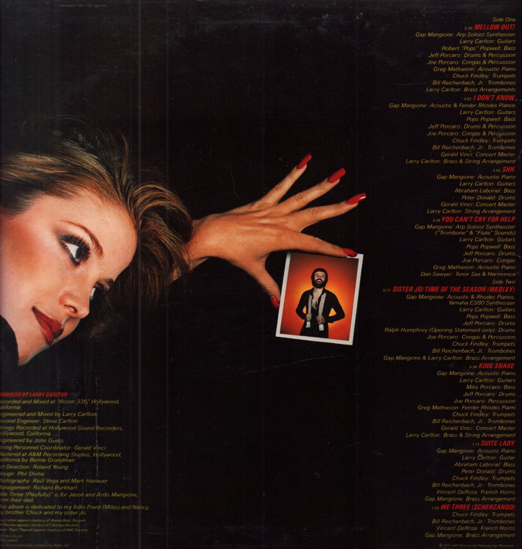 Gap Mangione - Suite Lady - Lp