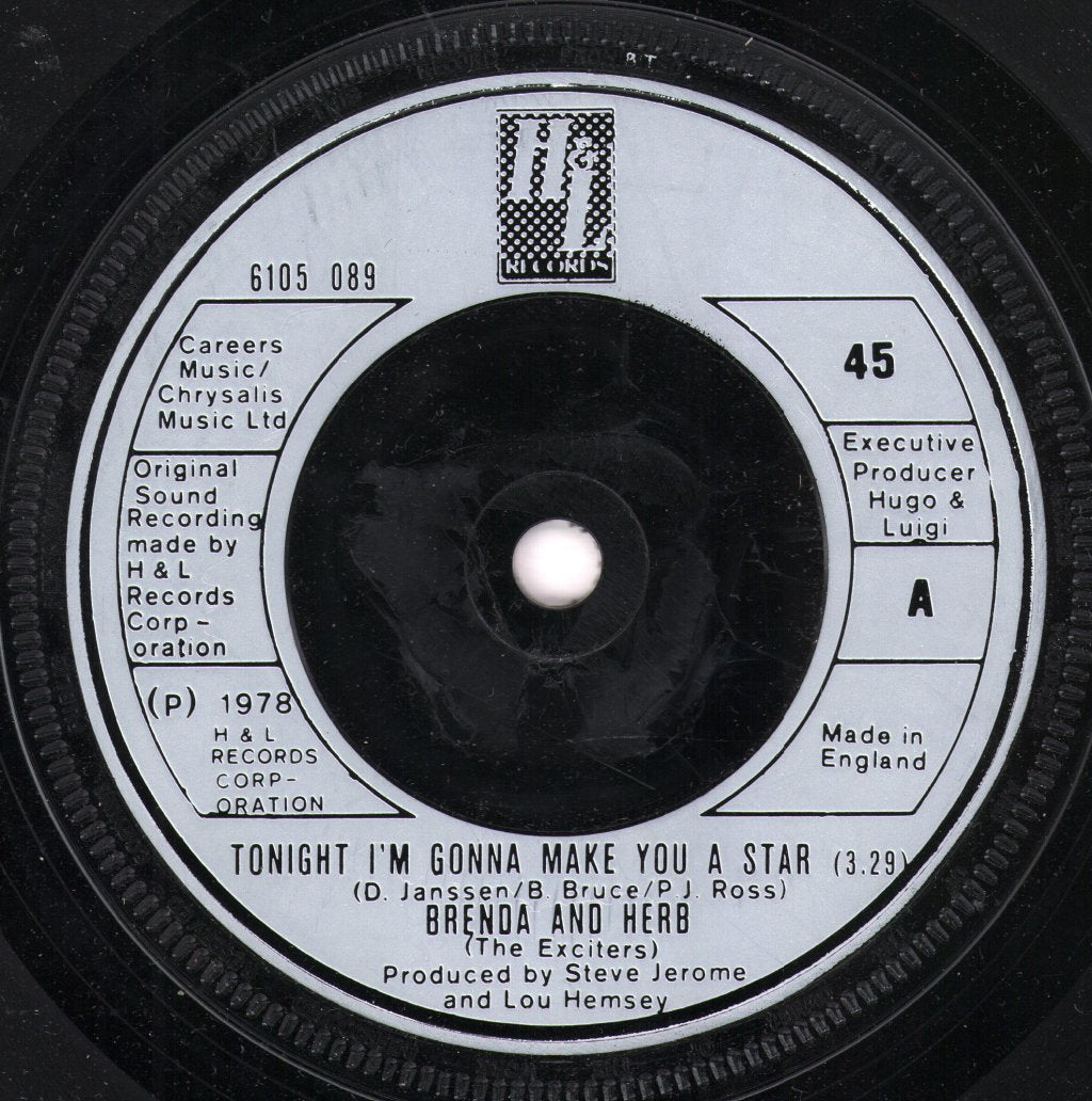 Brenda And Herb - Tonight I'm Gonna Make You A Star - 7 Inch