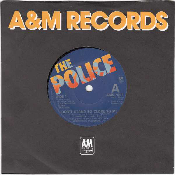 Police - Don't Stand So Close To Me - 7 Inch