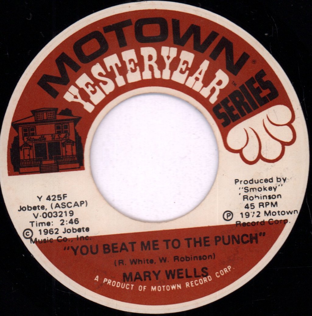 Mary Wells - You Beat Me To The Punch - 7 Inch
