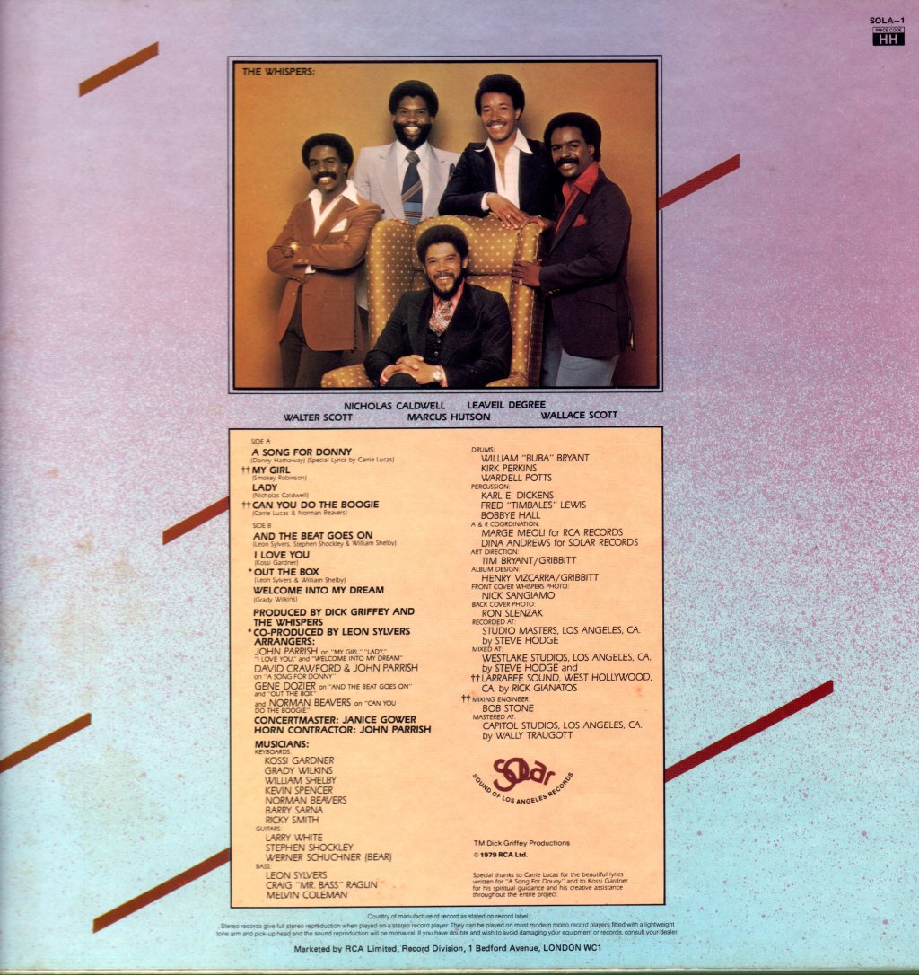 Whispers - Whispers - Lp