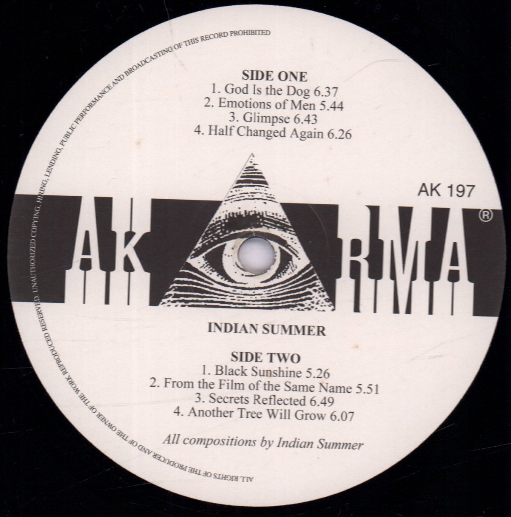 Indian Summer (Rock/Prog Group) - Indian Summer - Lp