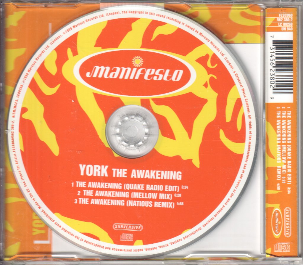York (00'S Dance) - Awakening - Cd