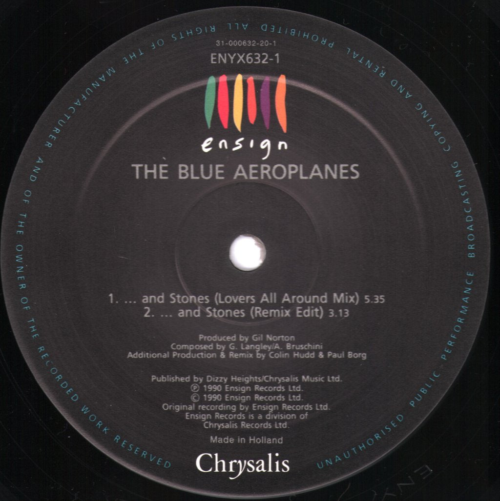Blue Aeroplanes - And Stones - 12 Inch