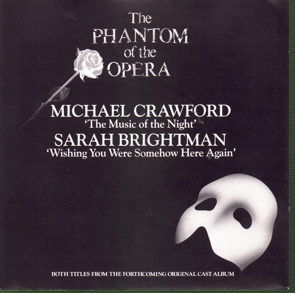 Michael Crawford/Sarah Brightman - Music Of The Night/Wishing You Were Somehow Here Again - 7 Inch