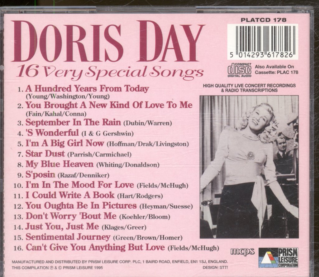 Doris Day - Sentimental Journey - Cd