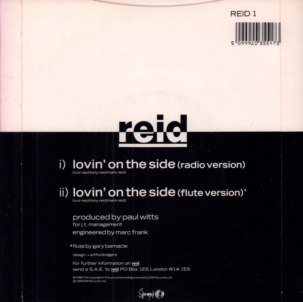 Reid - Lovin' On The Side - 7 Inch