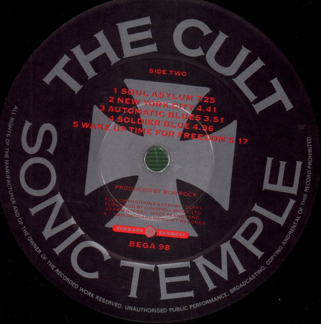 Cult - Sonic Temple - Lp