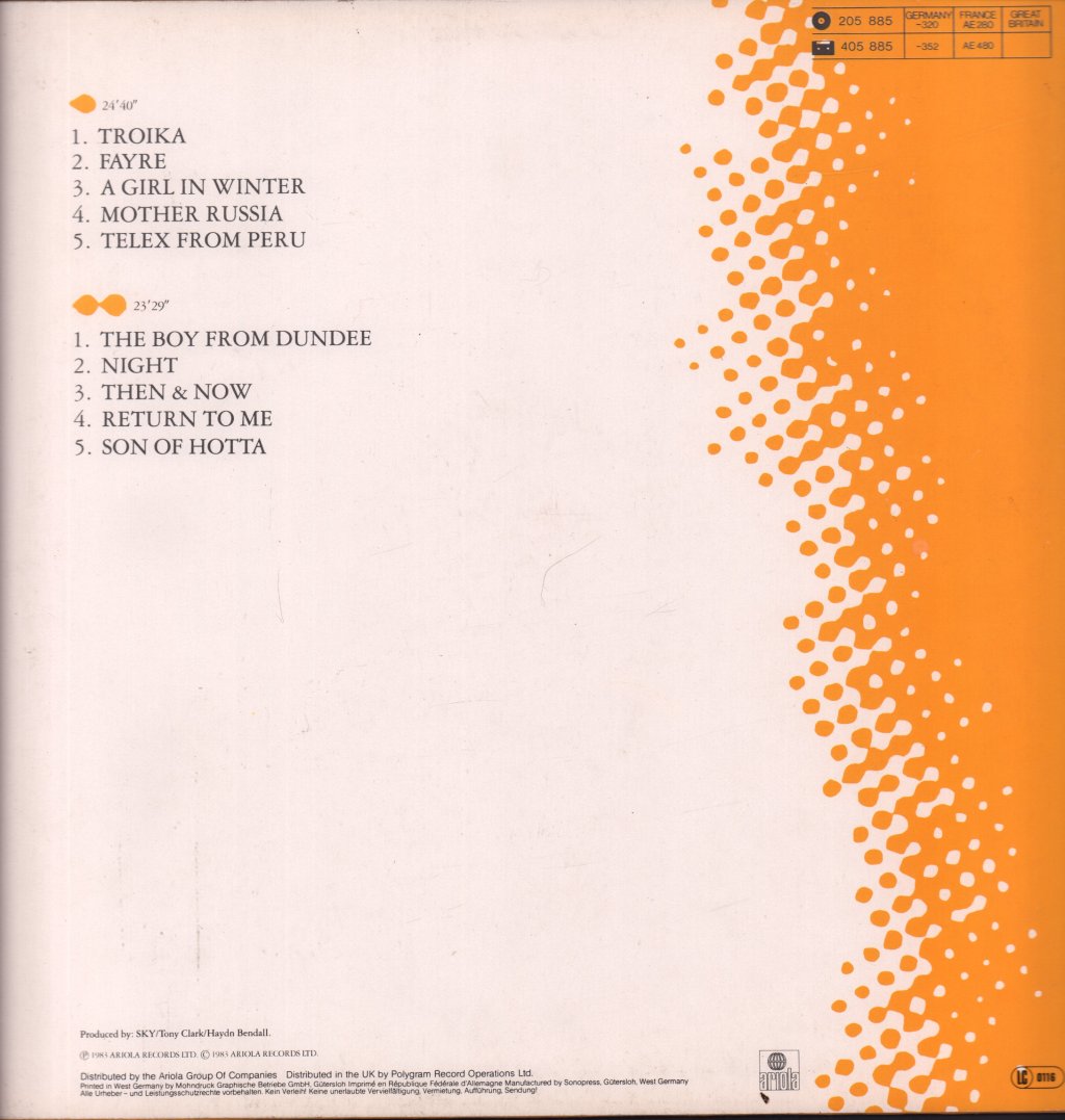 Sky - Cadmium - Lp