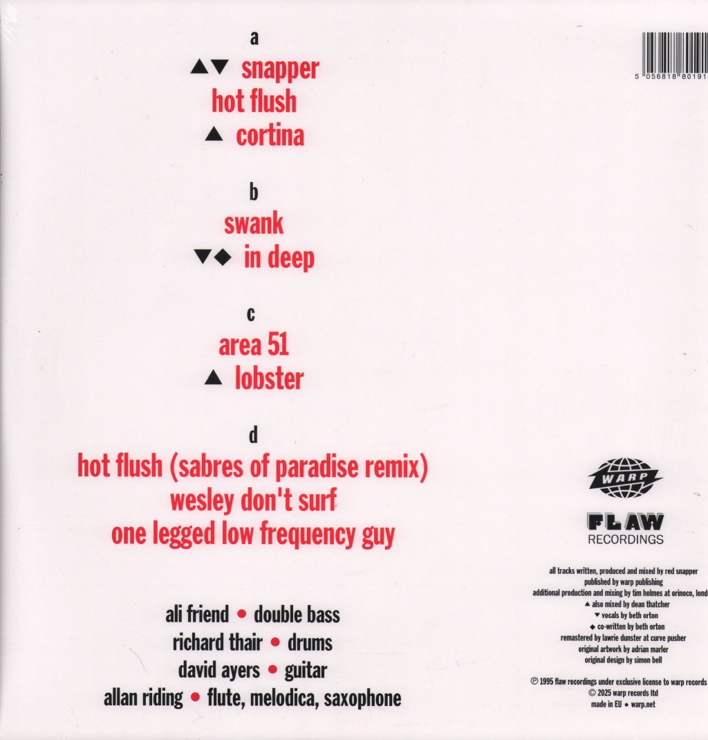 Red Snapper - Reeled and Skinned - Double Lp