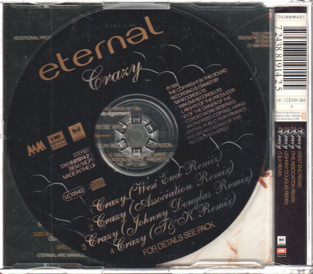 Eternal - Crazy - Cd