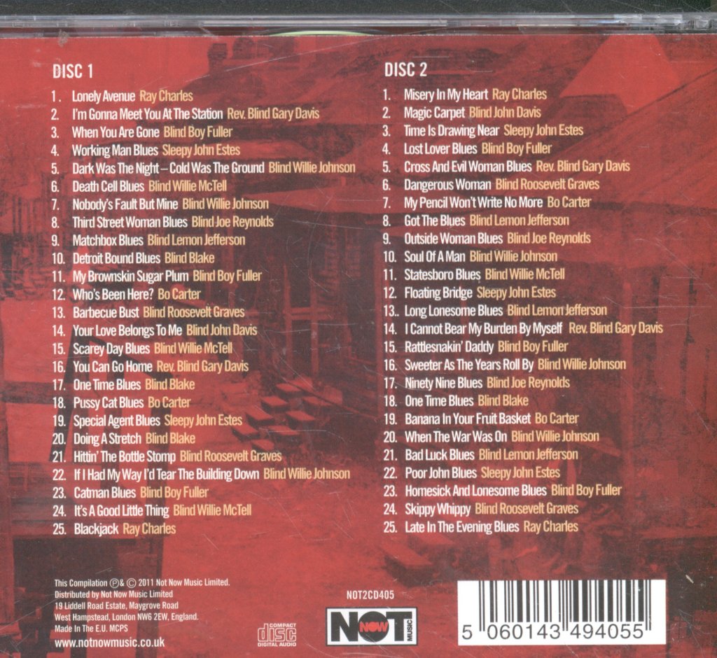 Various Artists - Blind Man Blues - Blues From Within - Double Cd