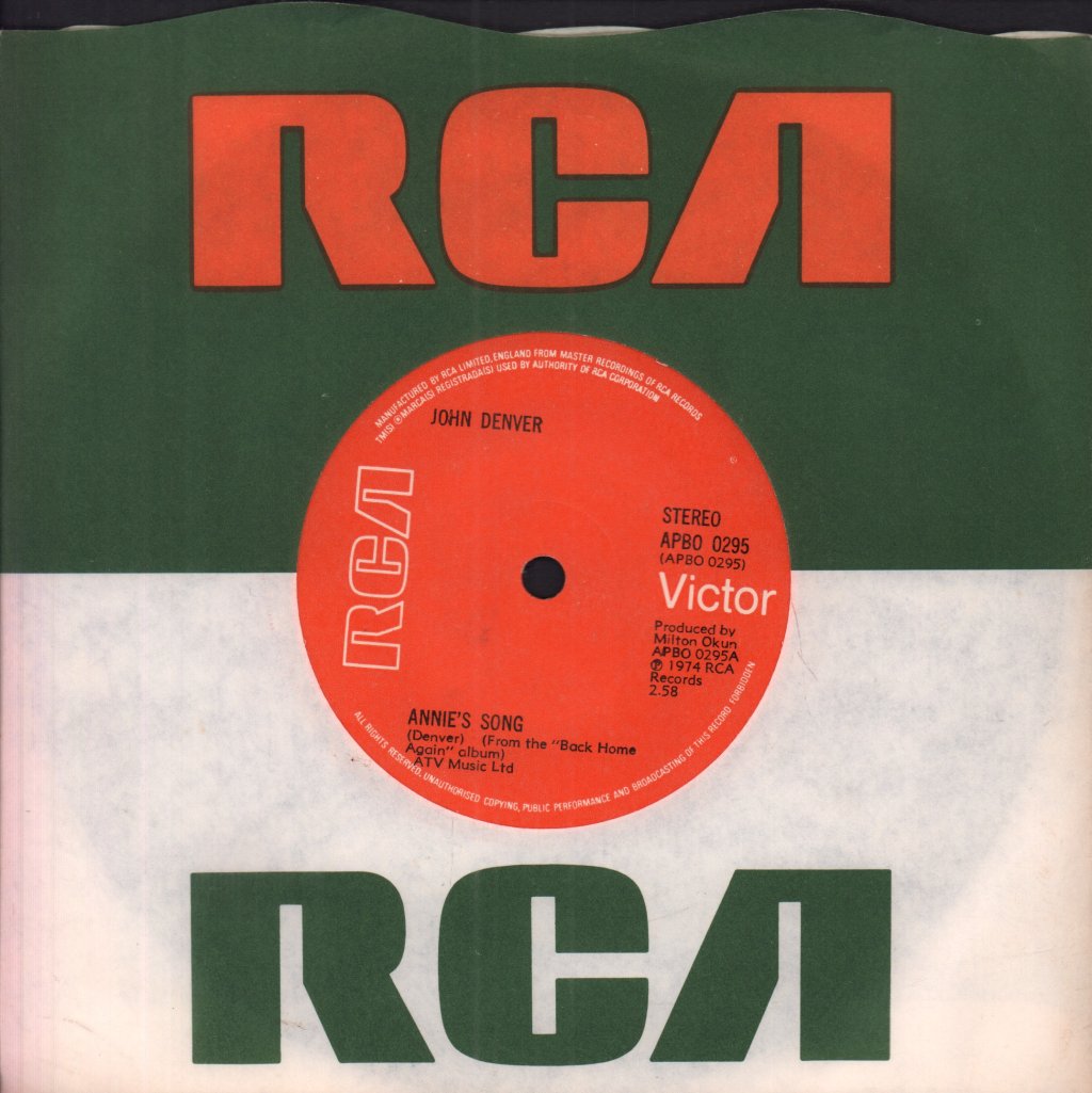 John Denver - Annie's Song - 7 Inch