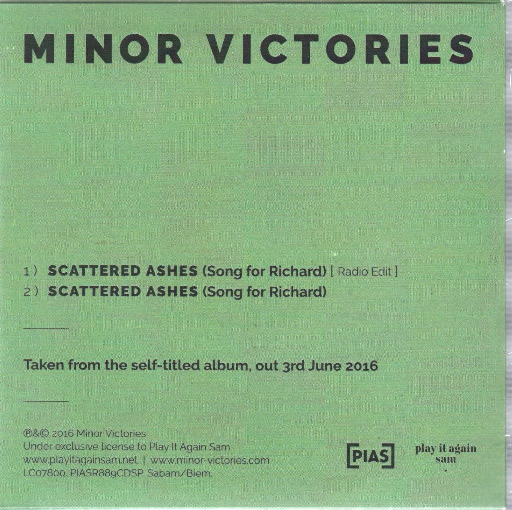 Minor Victories - Scattered Ashes - Cdr