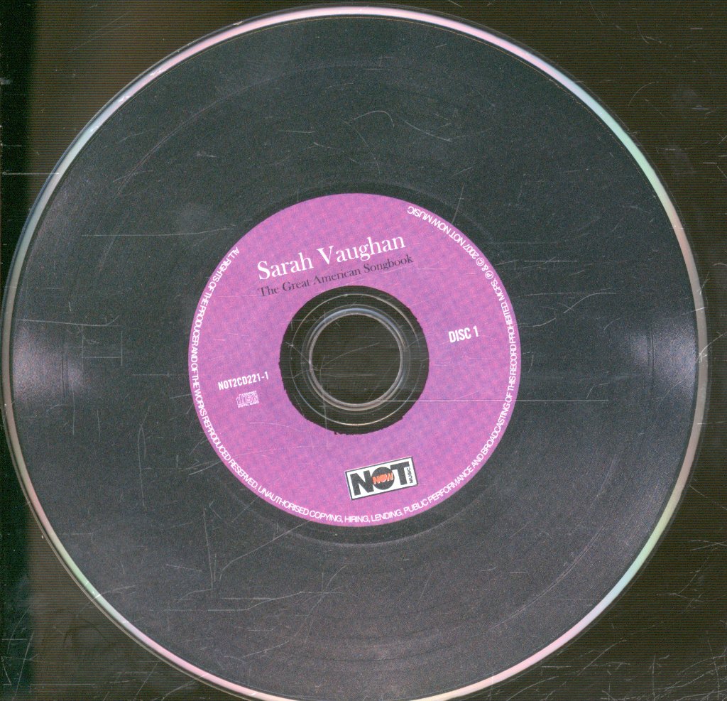 Sarah Vaughan - Great American Songbook - Double Cd