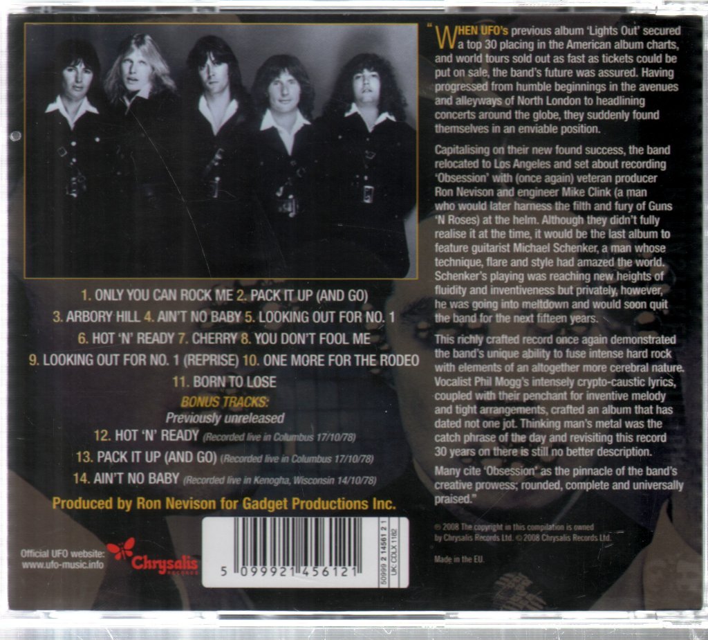 UFO - Obsession - Cd