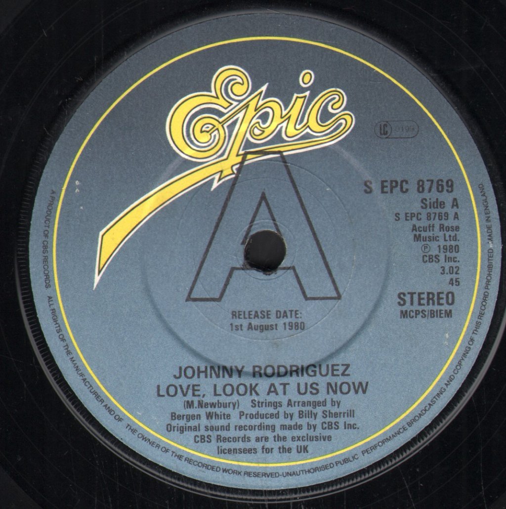 Johnny Rodriguez - Love Look At Us Now - 7 Inch
