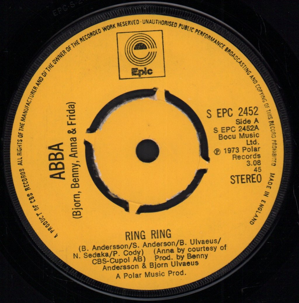 ABBA - Ring Ring - 7 Inch