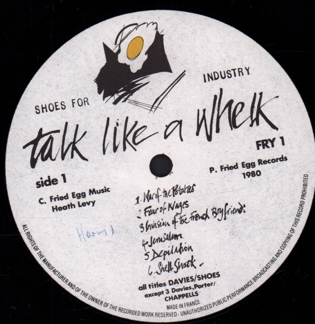 Shoes For Industry - Talk Like A Whelk - Lp