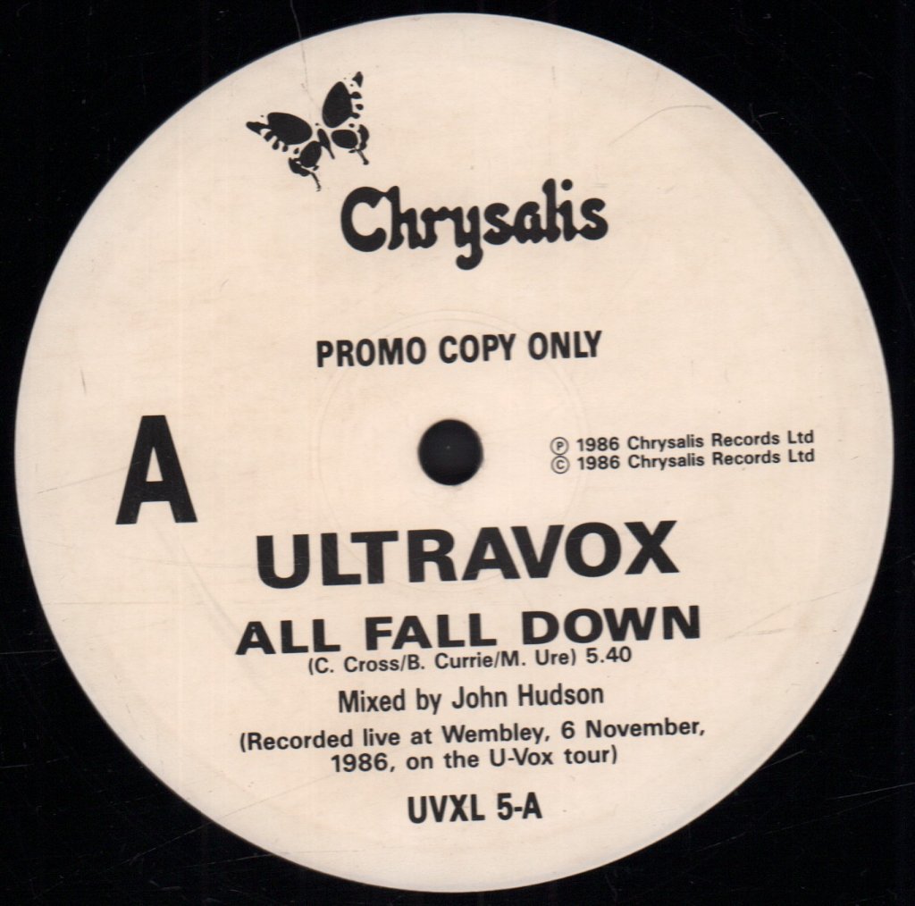 Ultravox - All Fall Down - 12 Inch