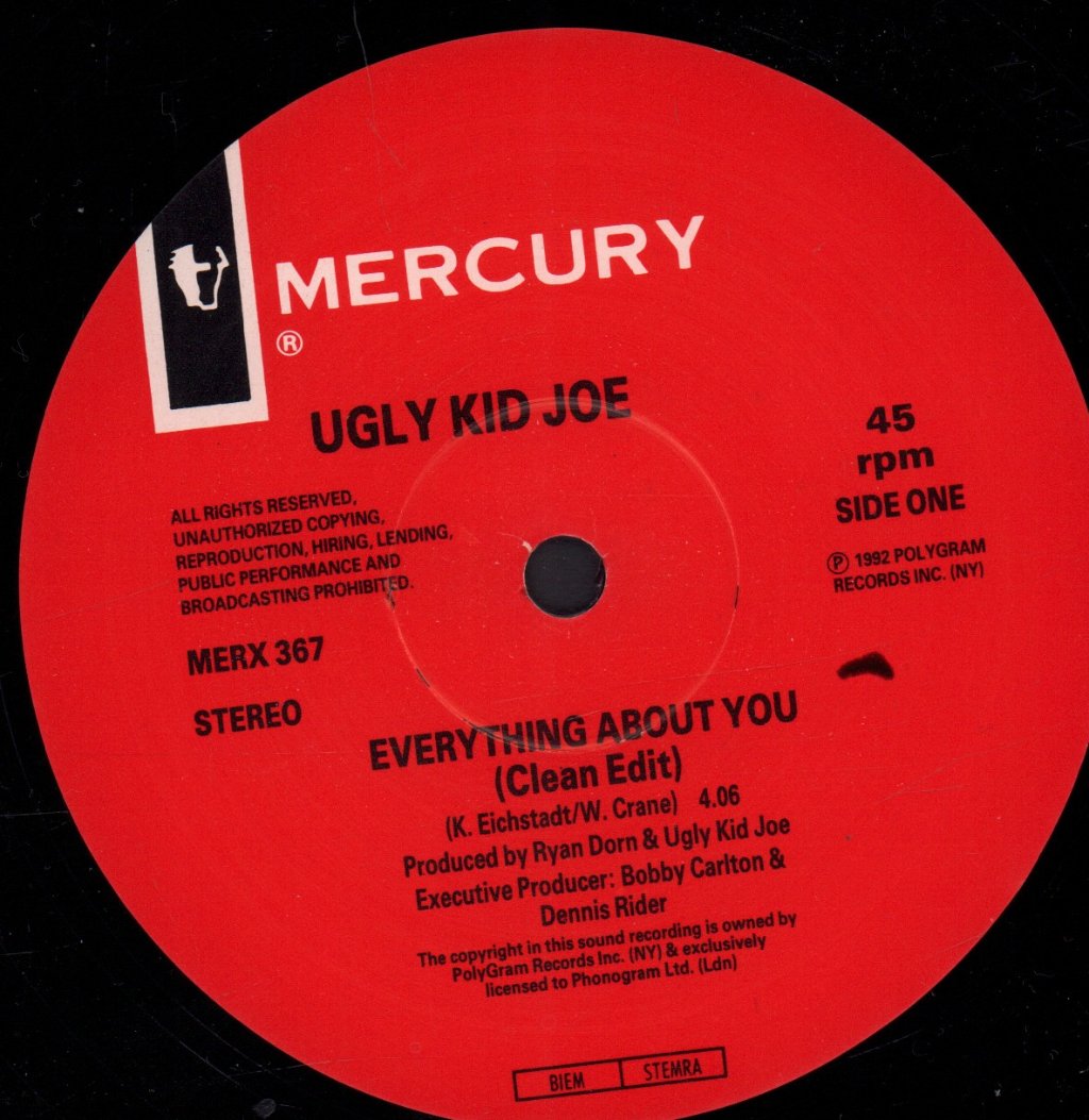 Ugly Kid Joe - Everything About You - 12 Inch