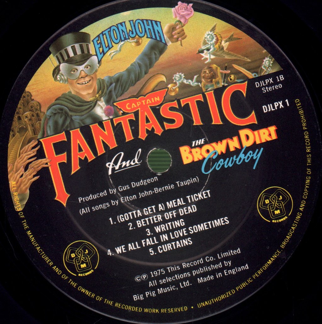 Elton John - Captain Fantastic - Lp