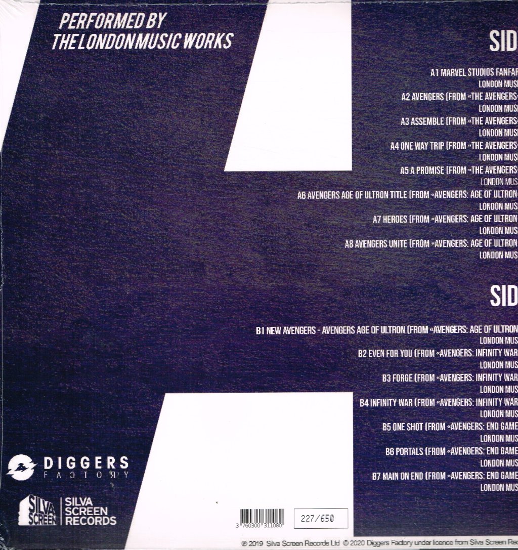 London Music Works - Music From The Avengers Movies - Lp