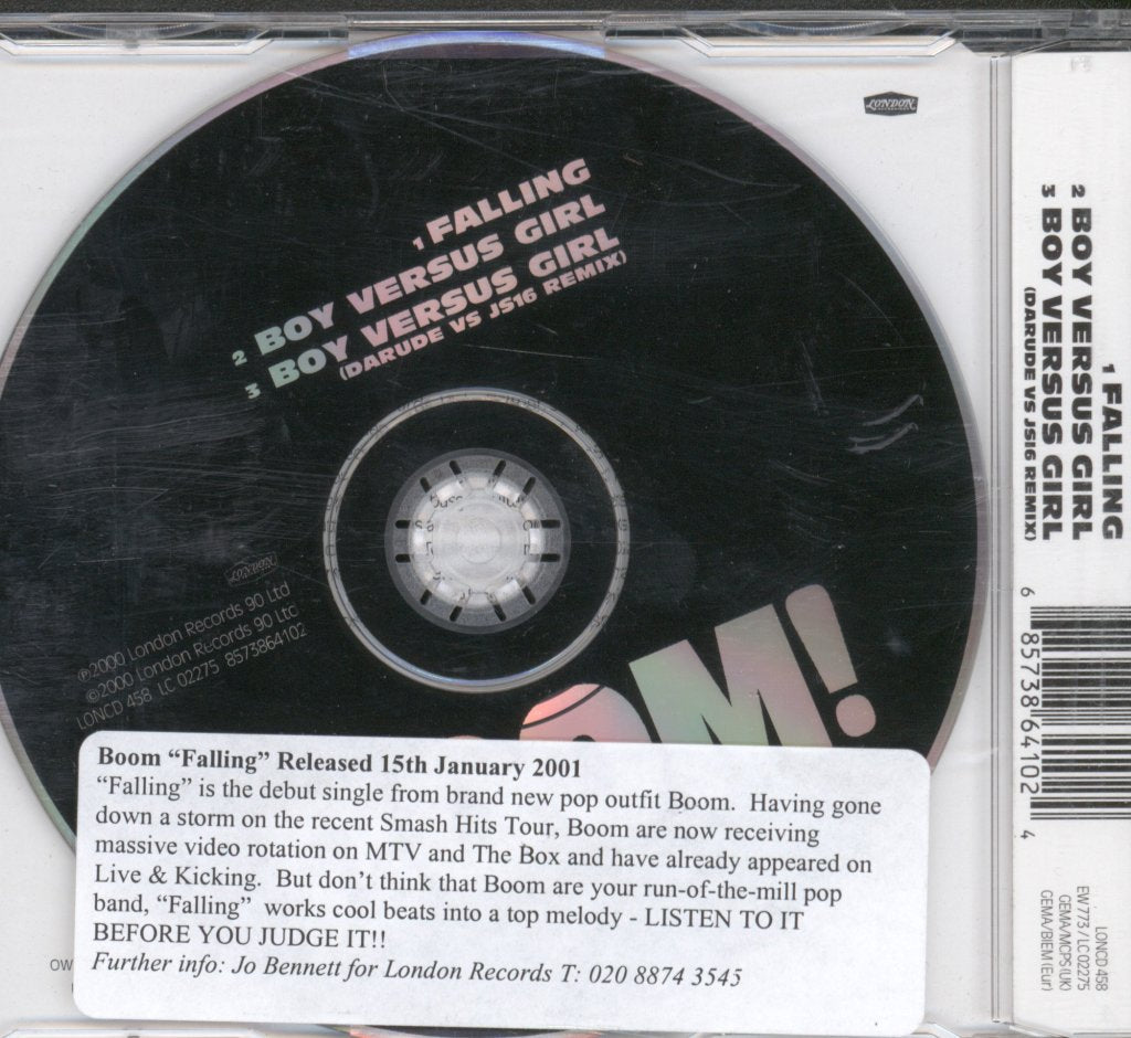 Boom - Falling - Cd