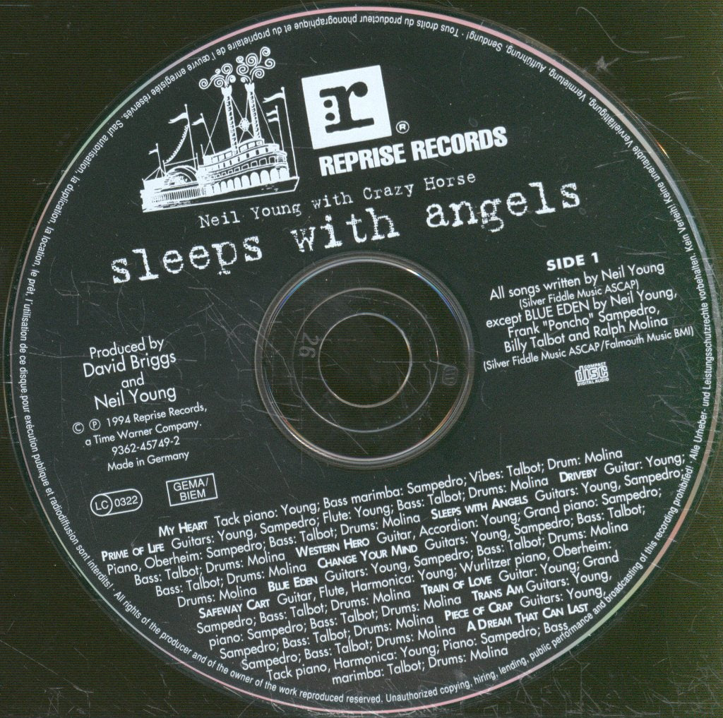 Neil Young - Sleeps With Angels - Cd