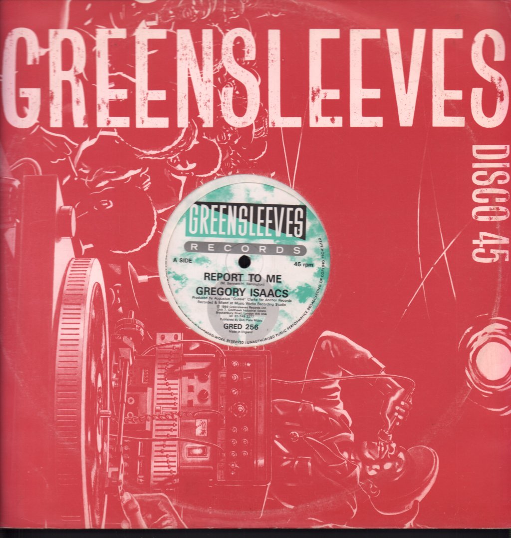 Gregory Isaacs - Report To Me - 12 Inch