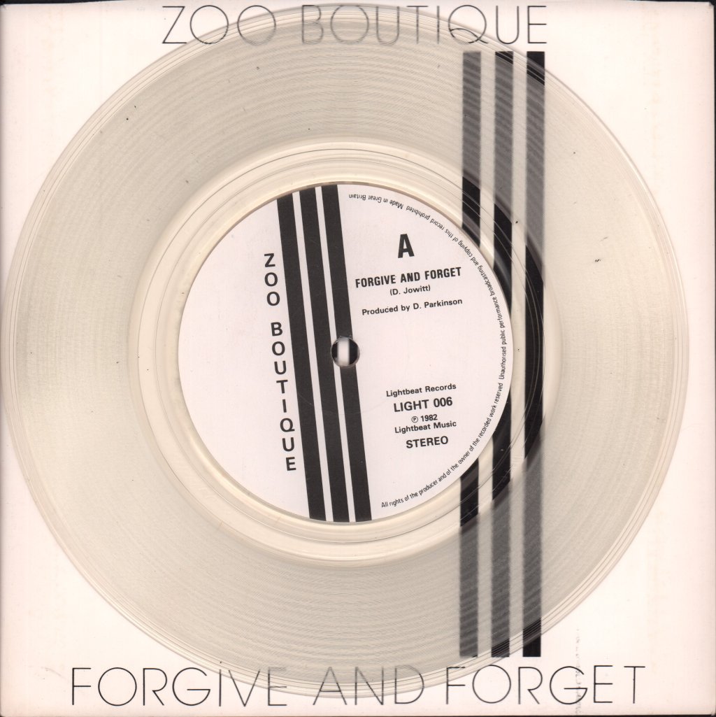 Zoo Boutique - Forgive And Forget - 7 Inch