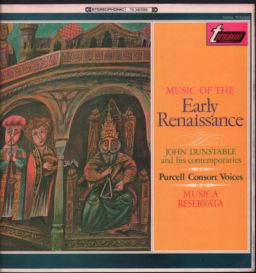 John Dunstable - Music Of The Early Renaissance - Lp