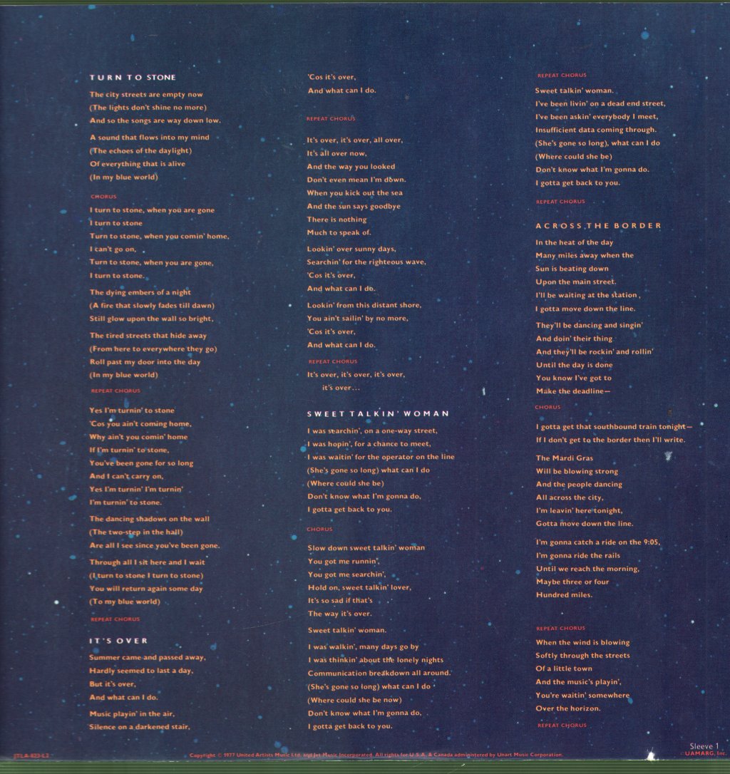 Electric Light Orchestra - Out Of The Blue - Double Lp