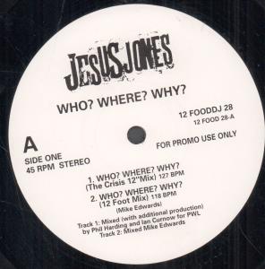 Jesus Jones - Who Where Why - 12 Inch