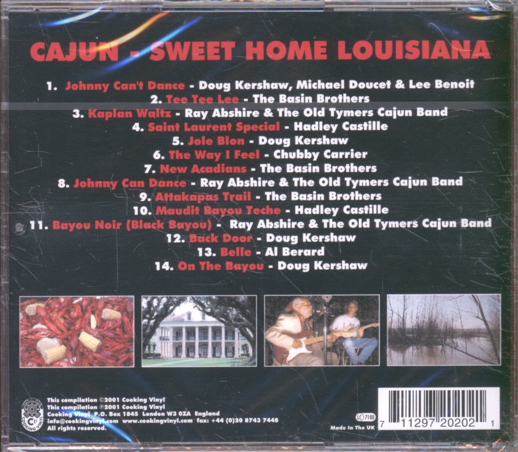 Various Artists - Cajun: Sweet Home Louisiana - Cd