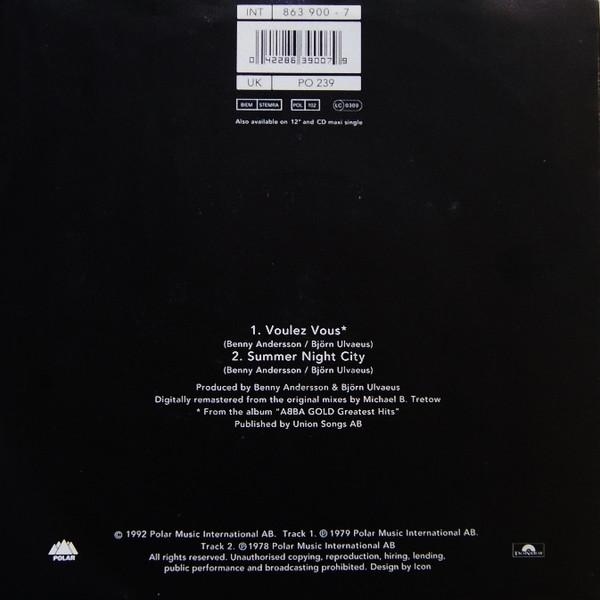 ABBA - Voulez Vous/Summer Night City - 7 Inch