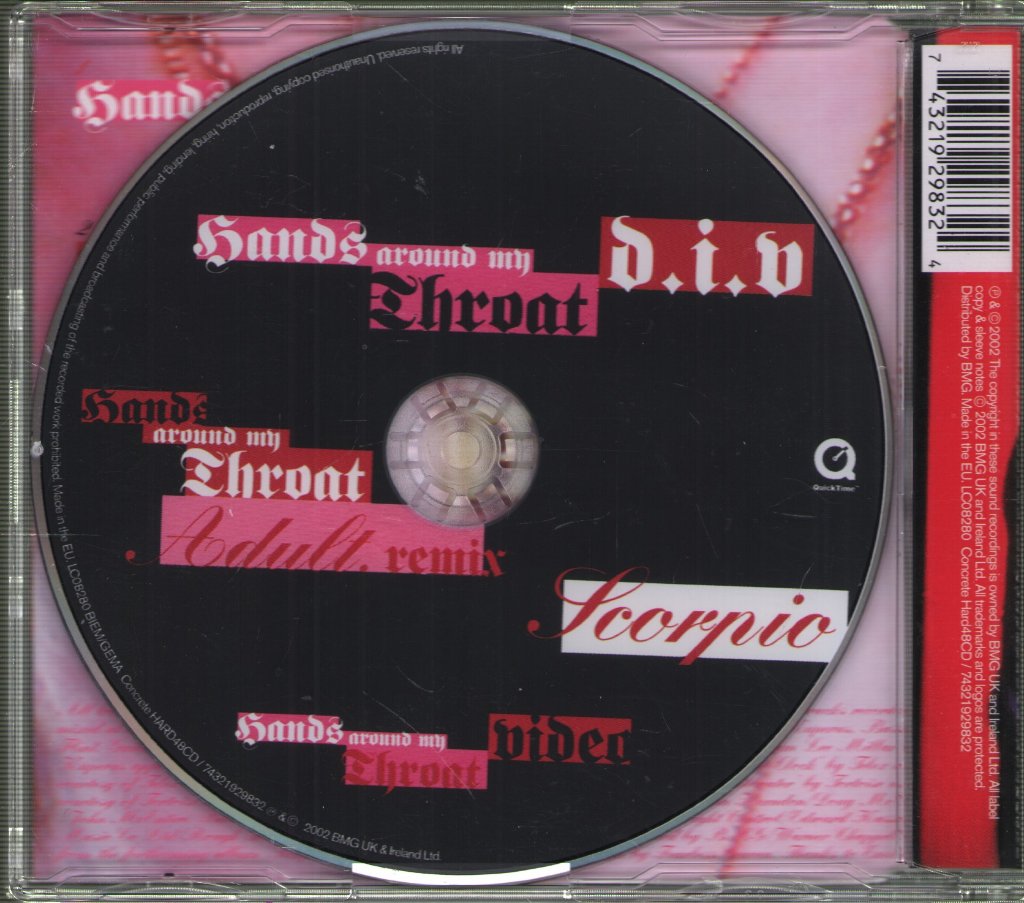 Death In Vegas - Hands Around My Throat - Cd