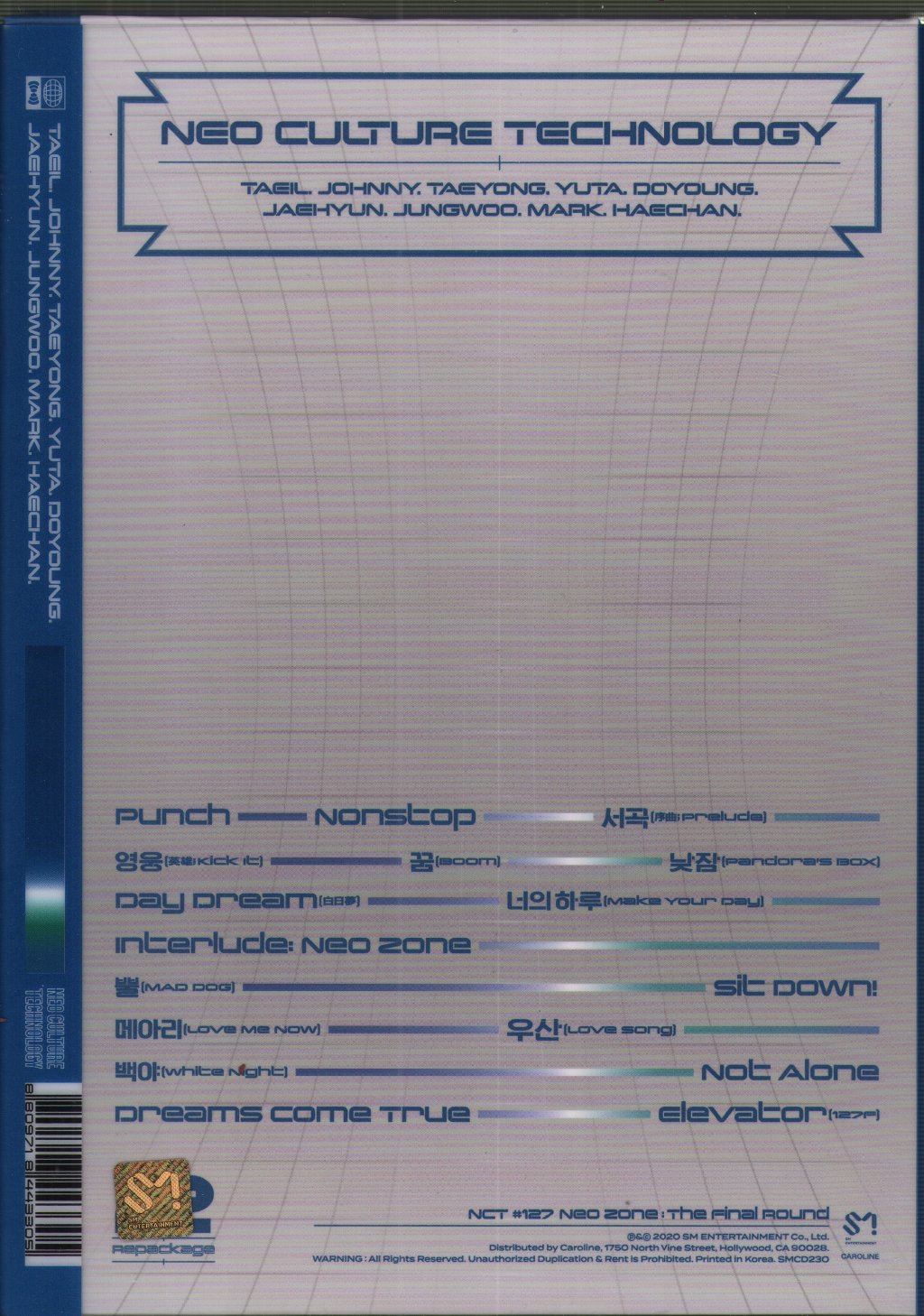 NCT 127 - Neo Zone: The Final Round - Cd Box Set